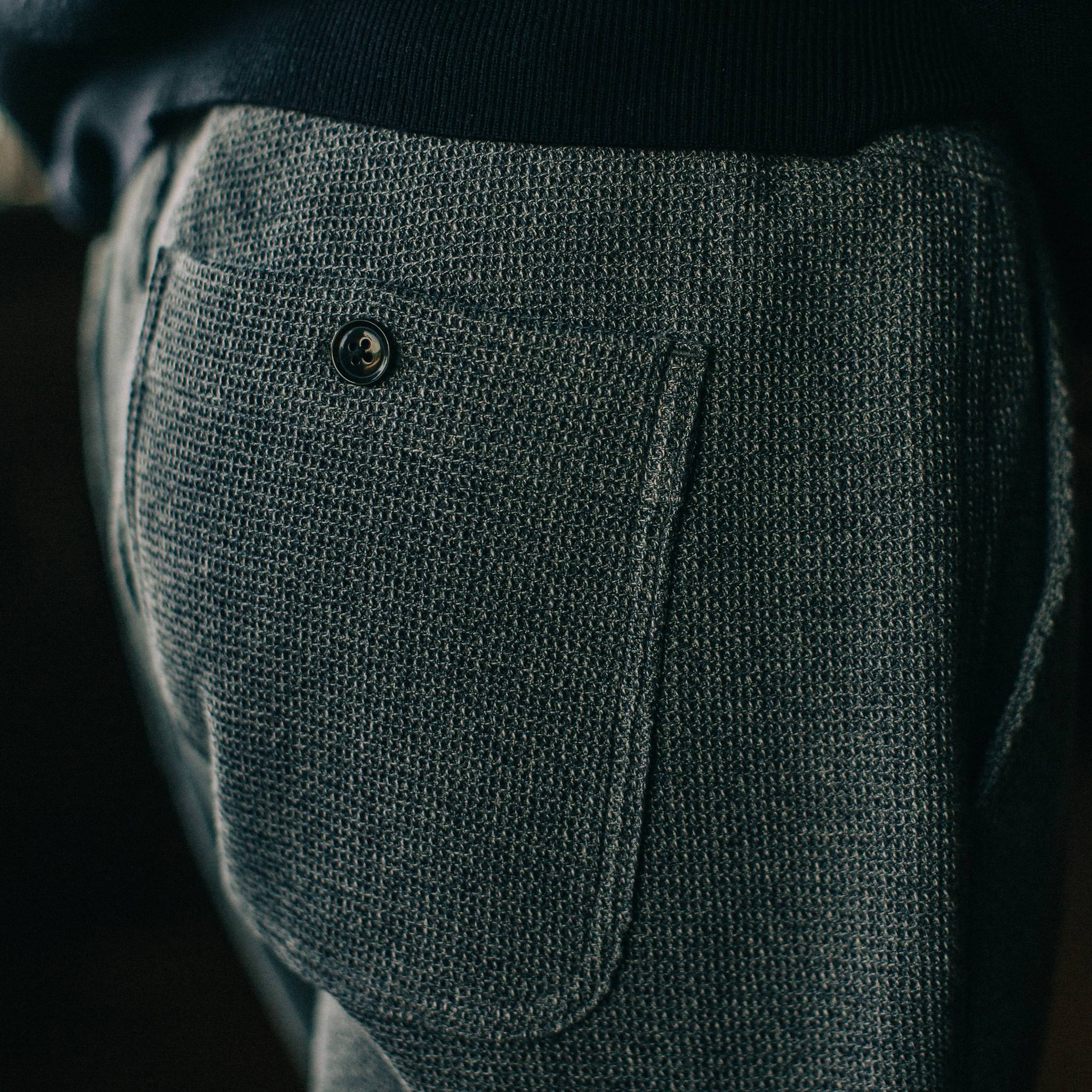 The Apres Pant in Charcoal Waffle - Image 4