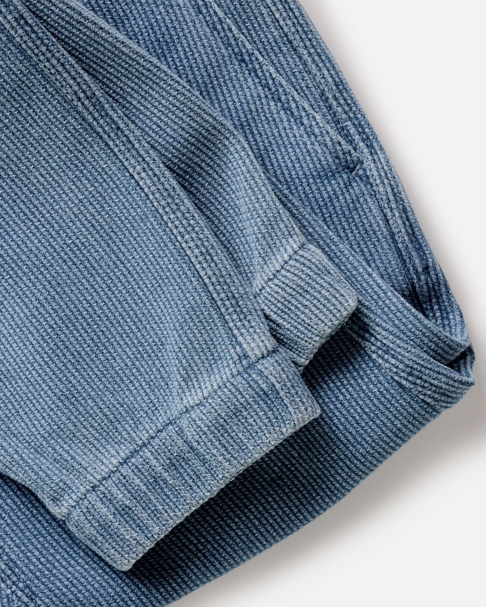 The Apres Pant in Washed Indigo Sashiko - Image 7