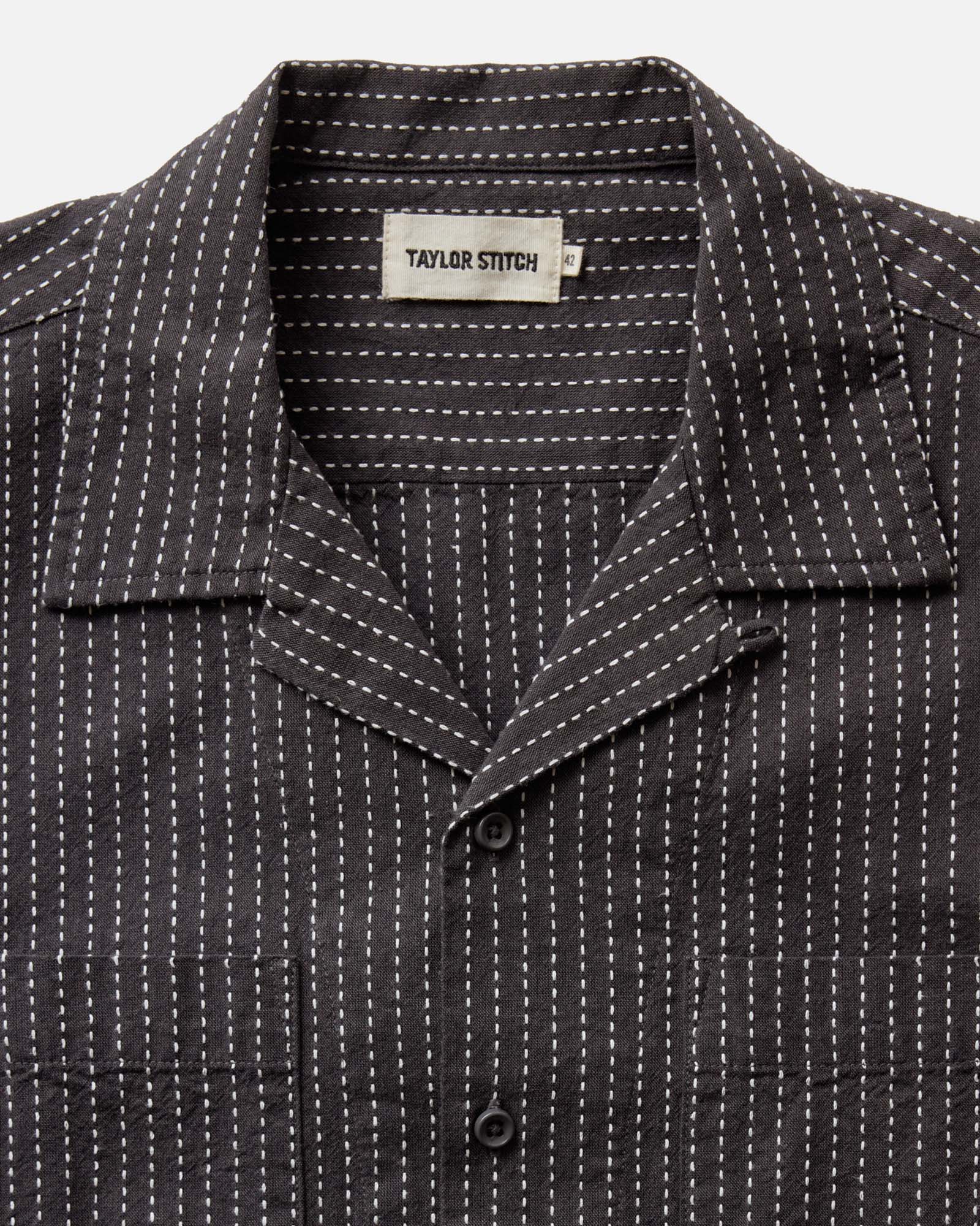 The Conrad Shirt in Pickstitch Stripe Dobby - Image 4