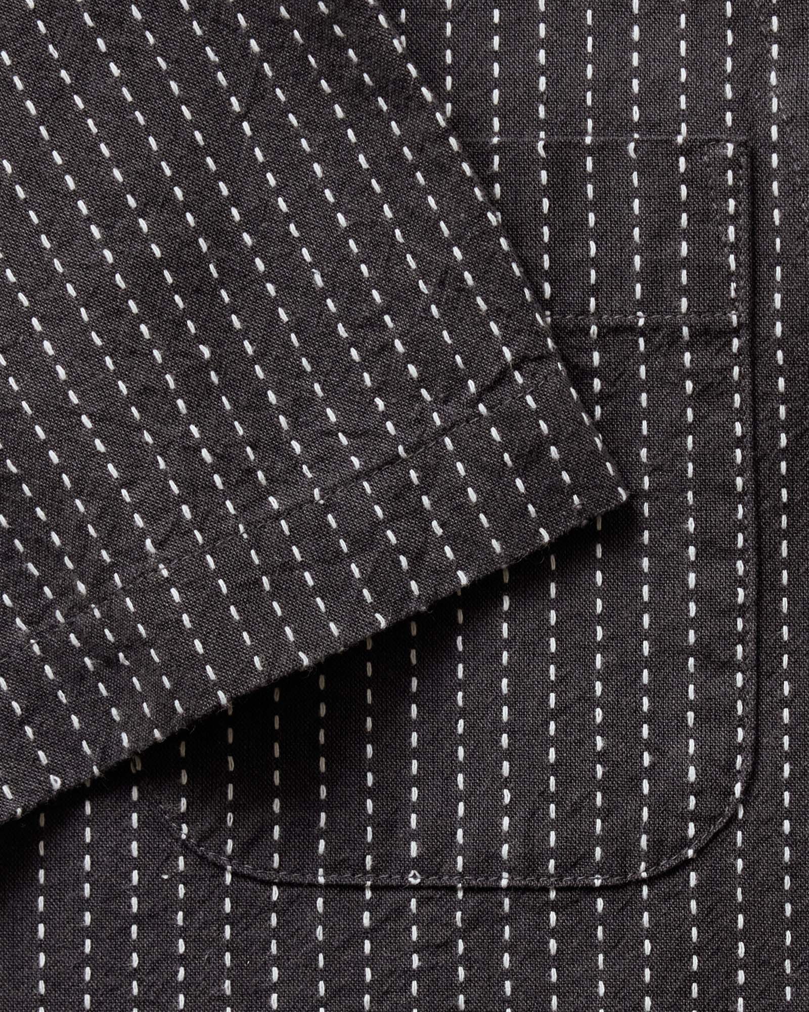 The Conrad Shirt in Pickstitch Stripe Dobby - Image 6