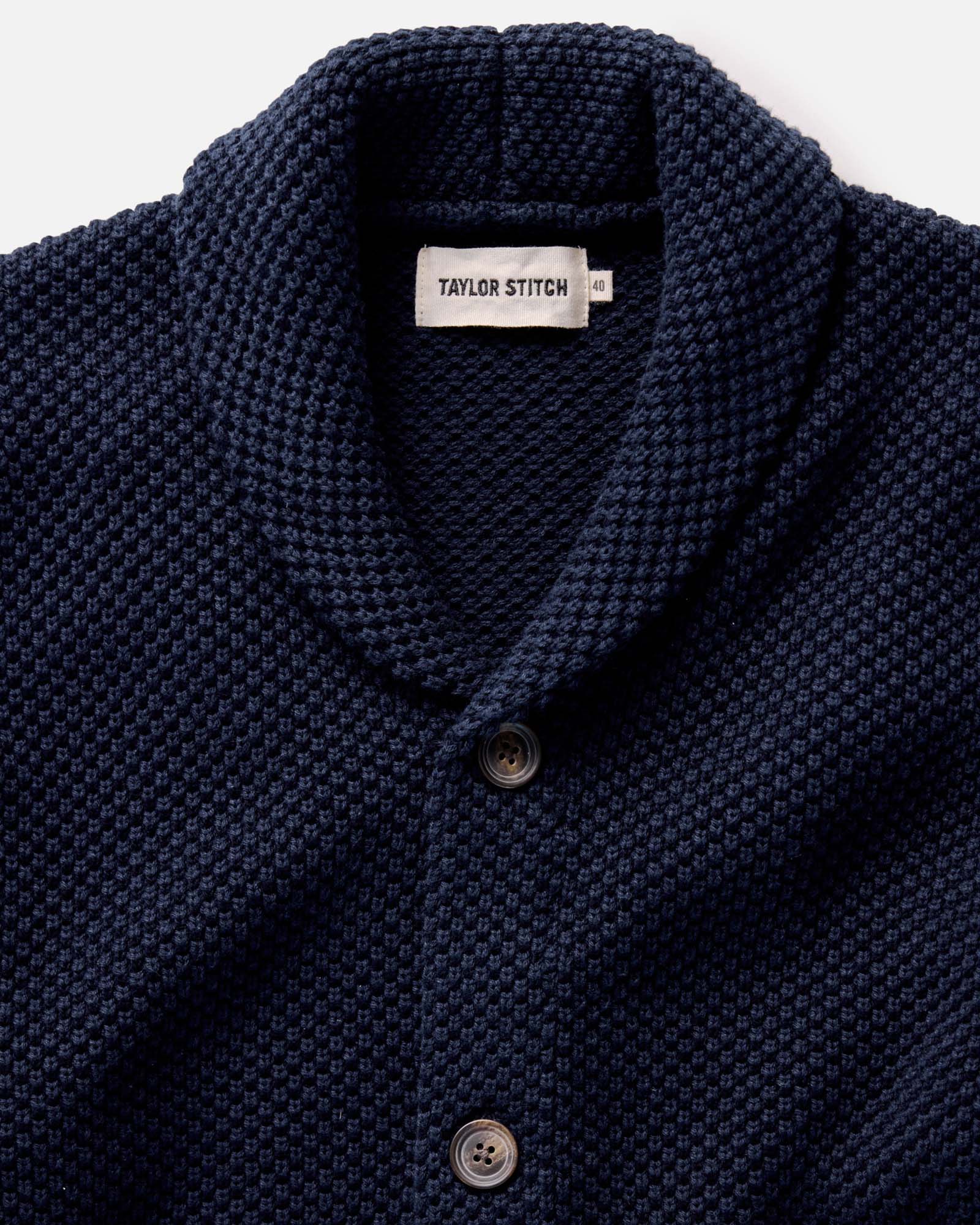 The Crawford Sweater in Navy - Image 3