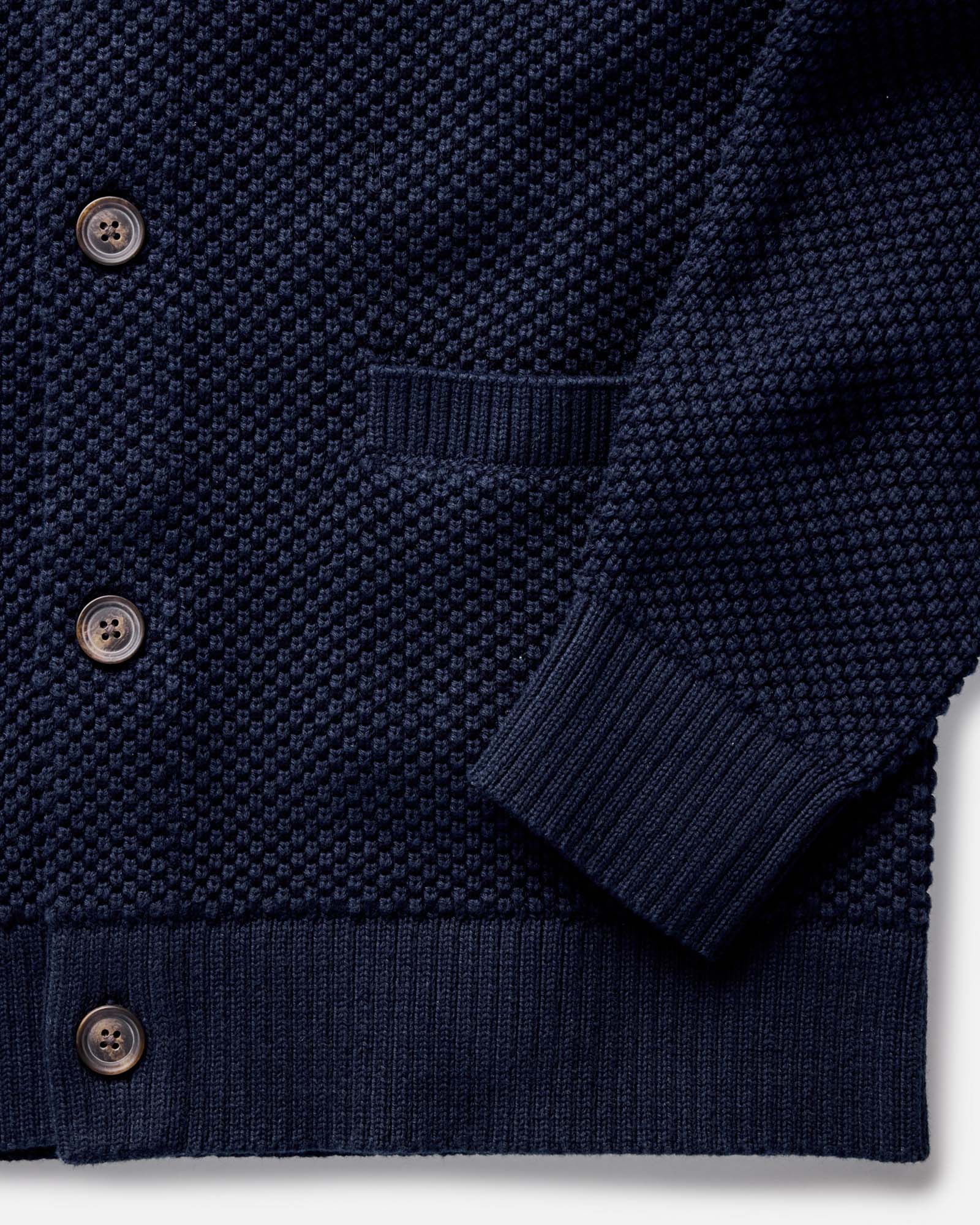 The Crawford Sweater in Navy - Image 4