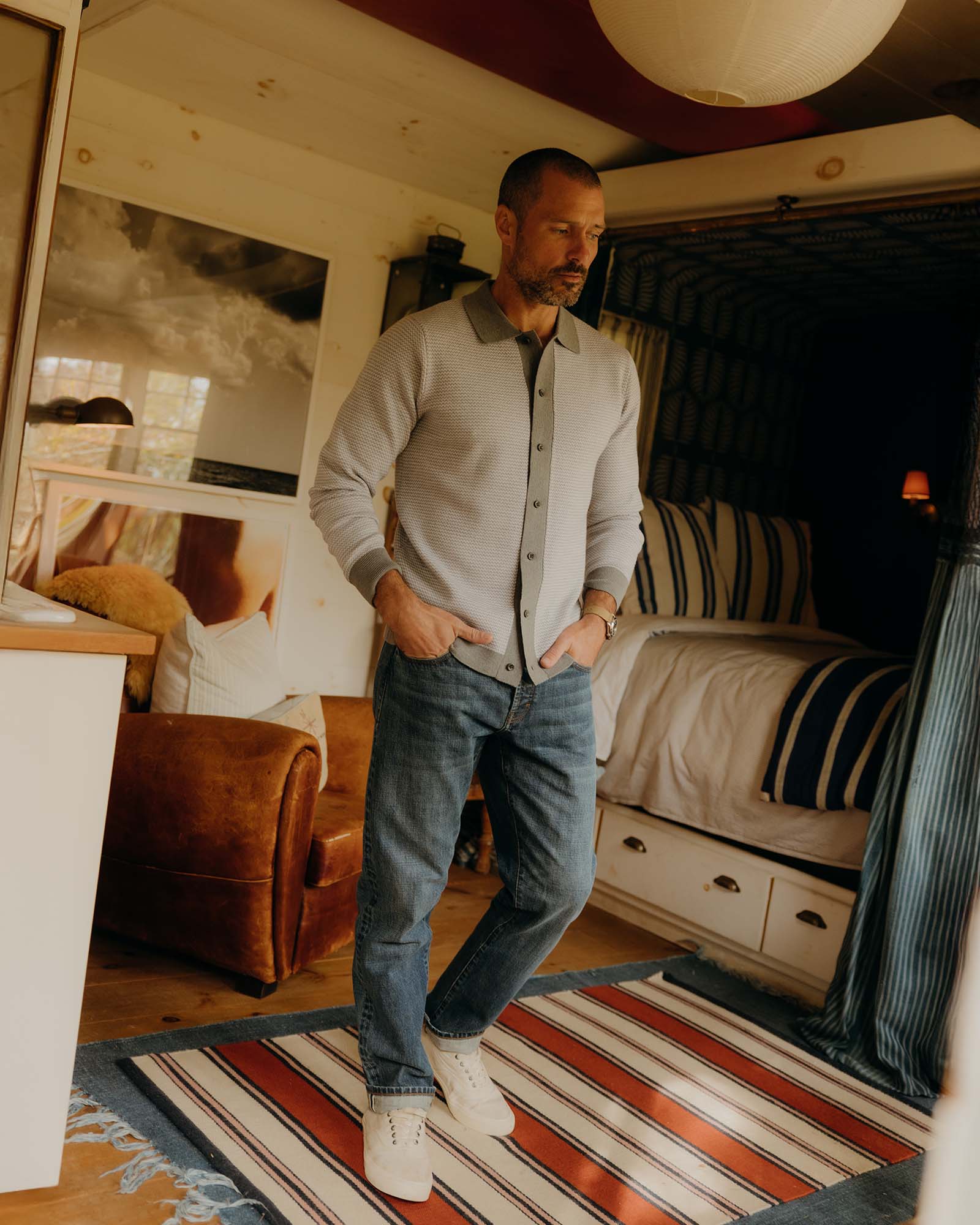 The Democratic Jean in Mid Wash Organic Selvedge - Image 3