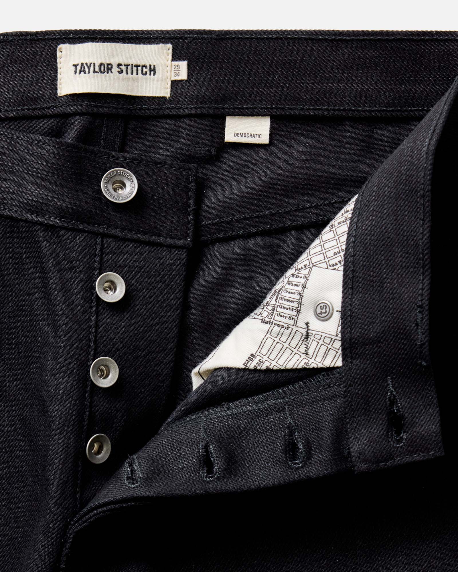 The Democratic Jean in Rigid Black Organic Selvedge - Image 5