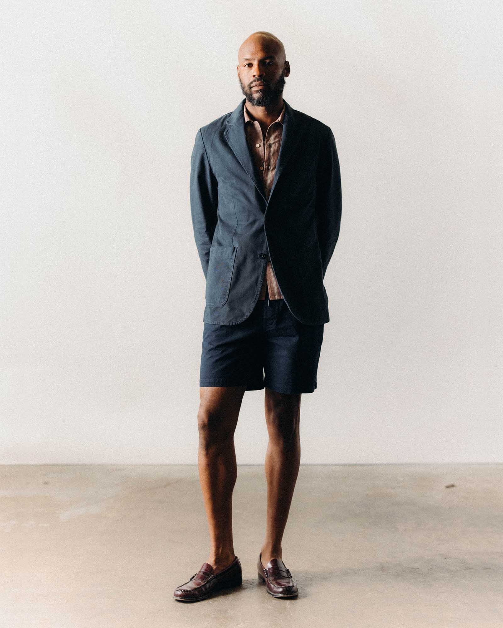 The Foundation Sportcoat in Organic Navy Twill - Image 4