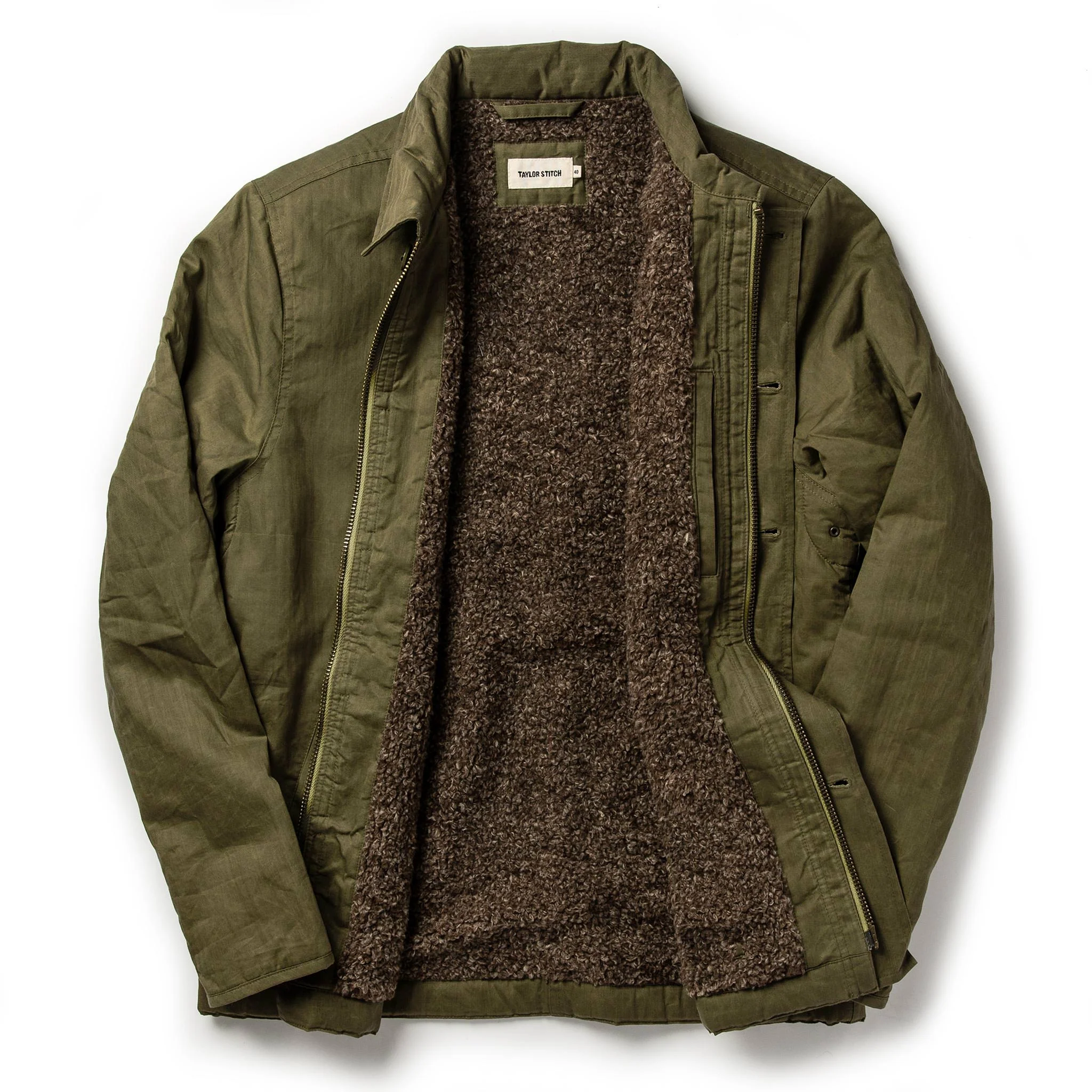 The Lined Watts Jacket in Olive - Image 10