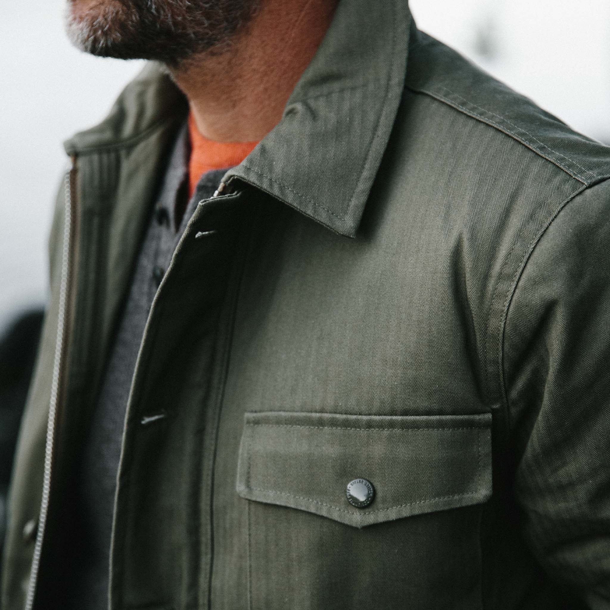 The Lined Watts Jacket in Olive - Image 3