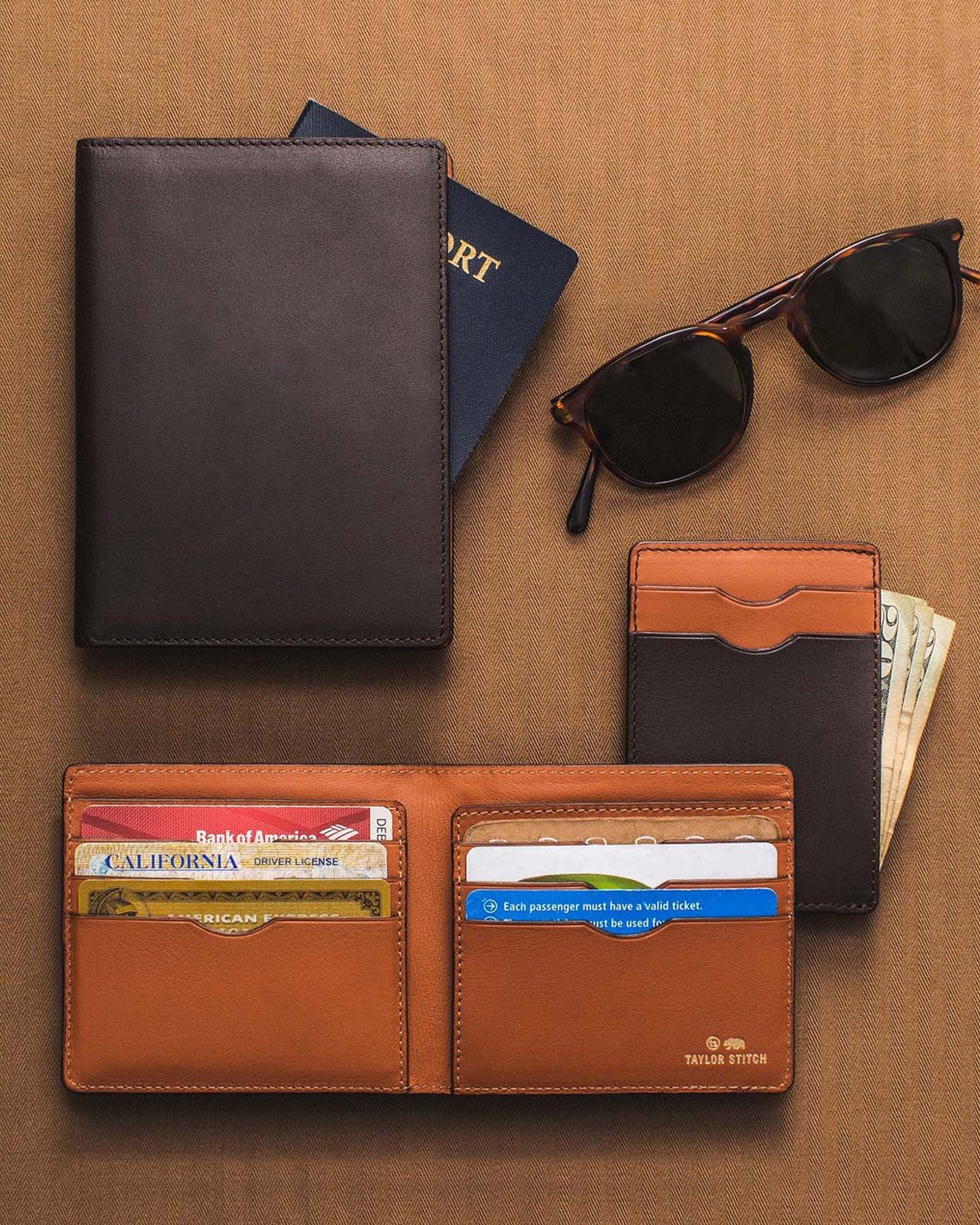 The Minimalist Billfold Wallet in Brown - Image 4