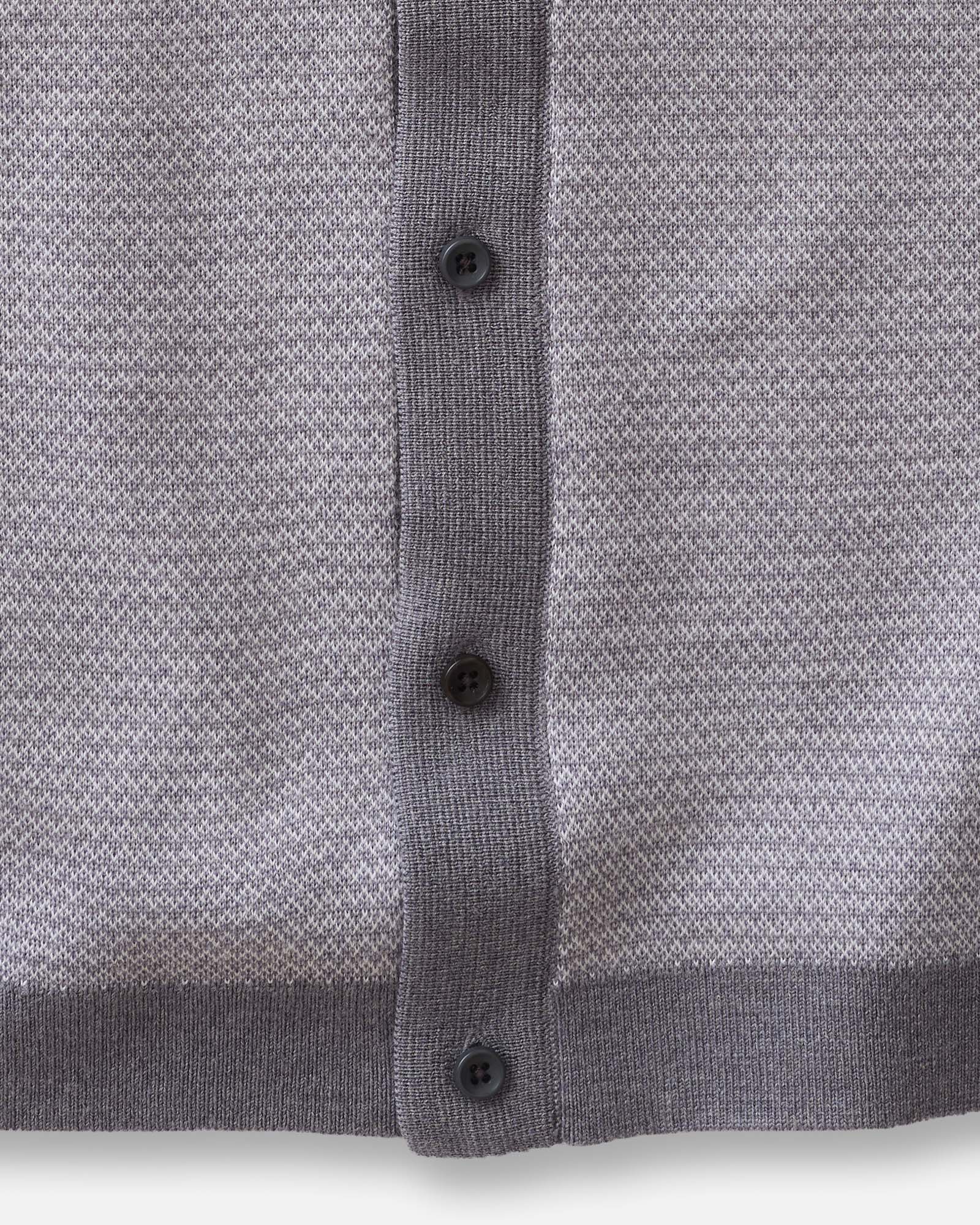 The Nichols Polo in Heather Grey Birdseye Merino - Image 5