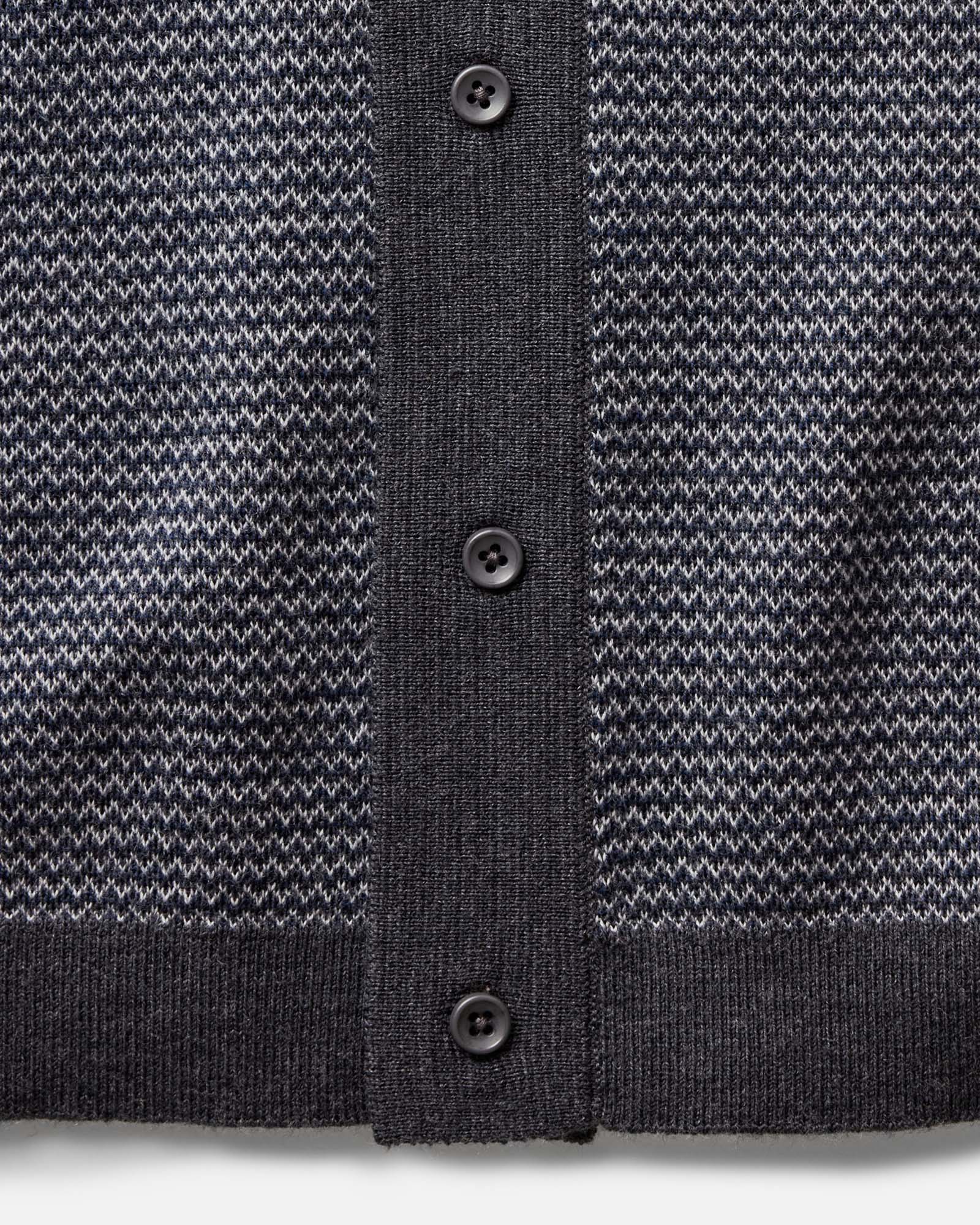The Nichols Polo in Navy Birdseye Merino - Image 5
