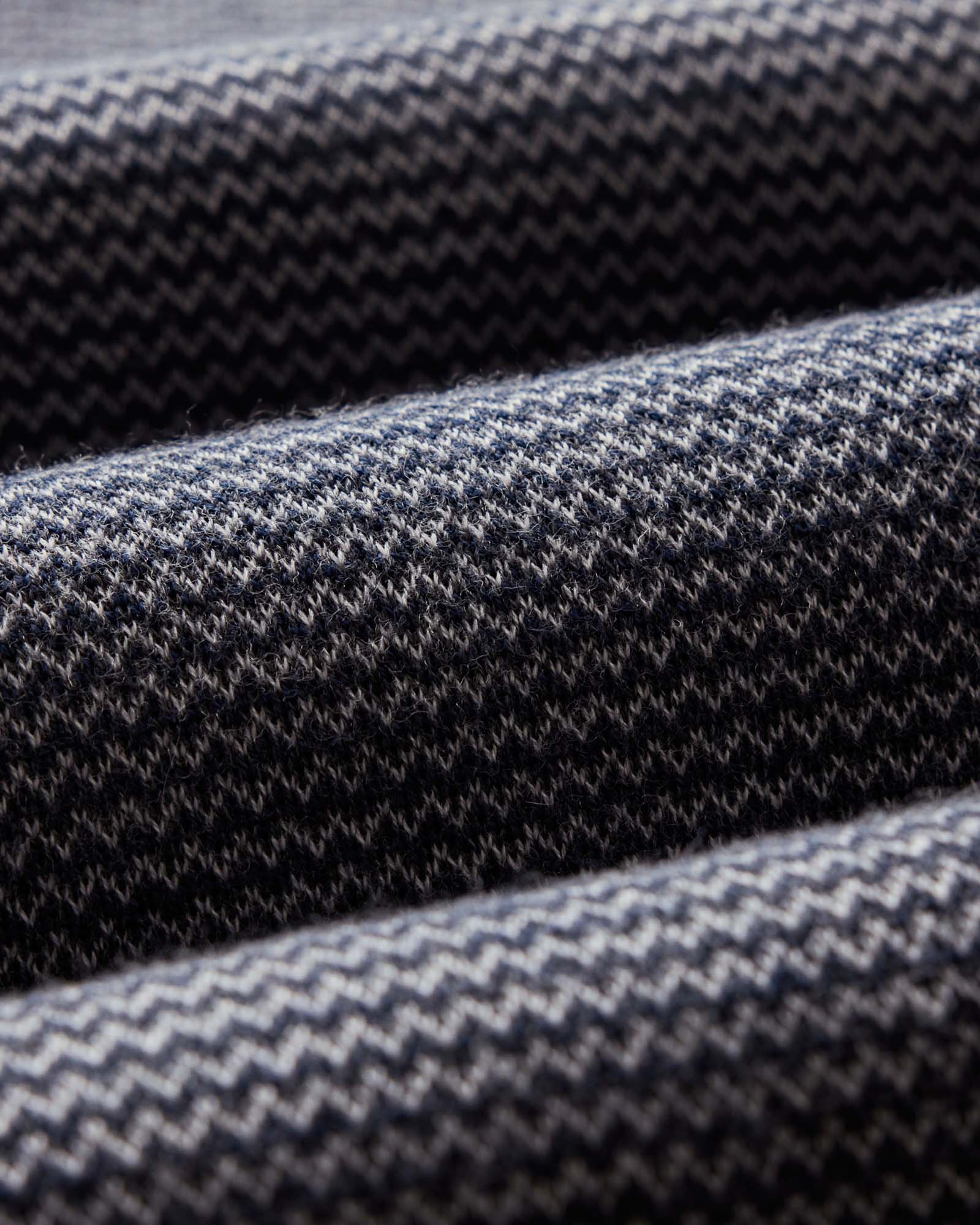 The Nichols Polo in Navy Birdseye Merino - Image 7
