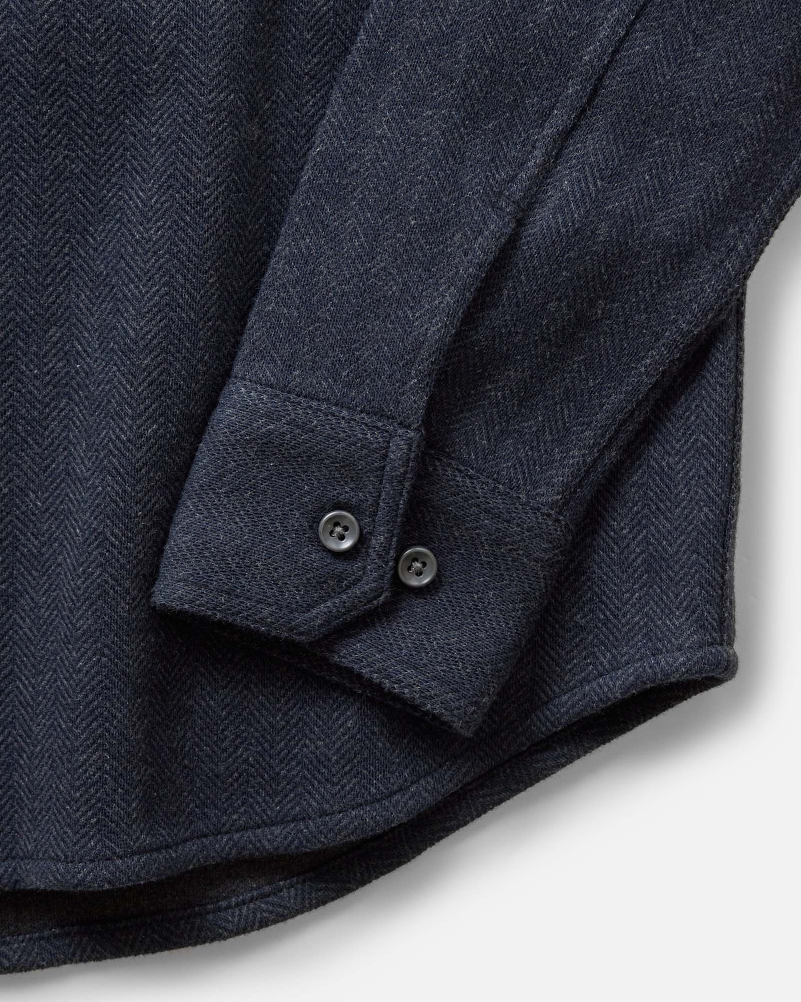 The North Shore Knit Shirt in Heather Navy - Image 6