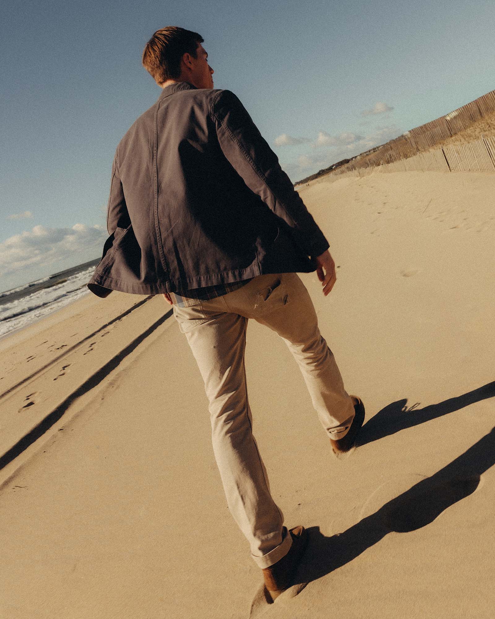 The Ojai Jacket in Organic Charcoal Foundation Twill - Image 3
