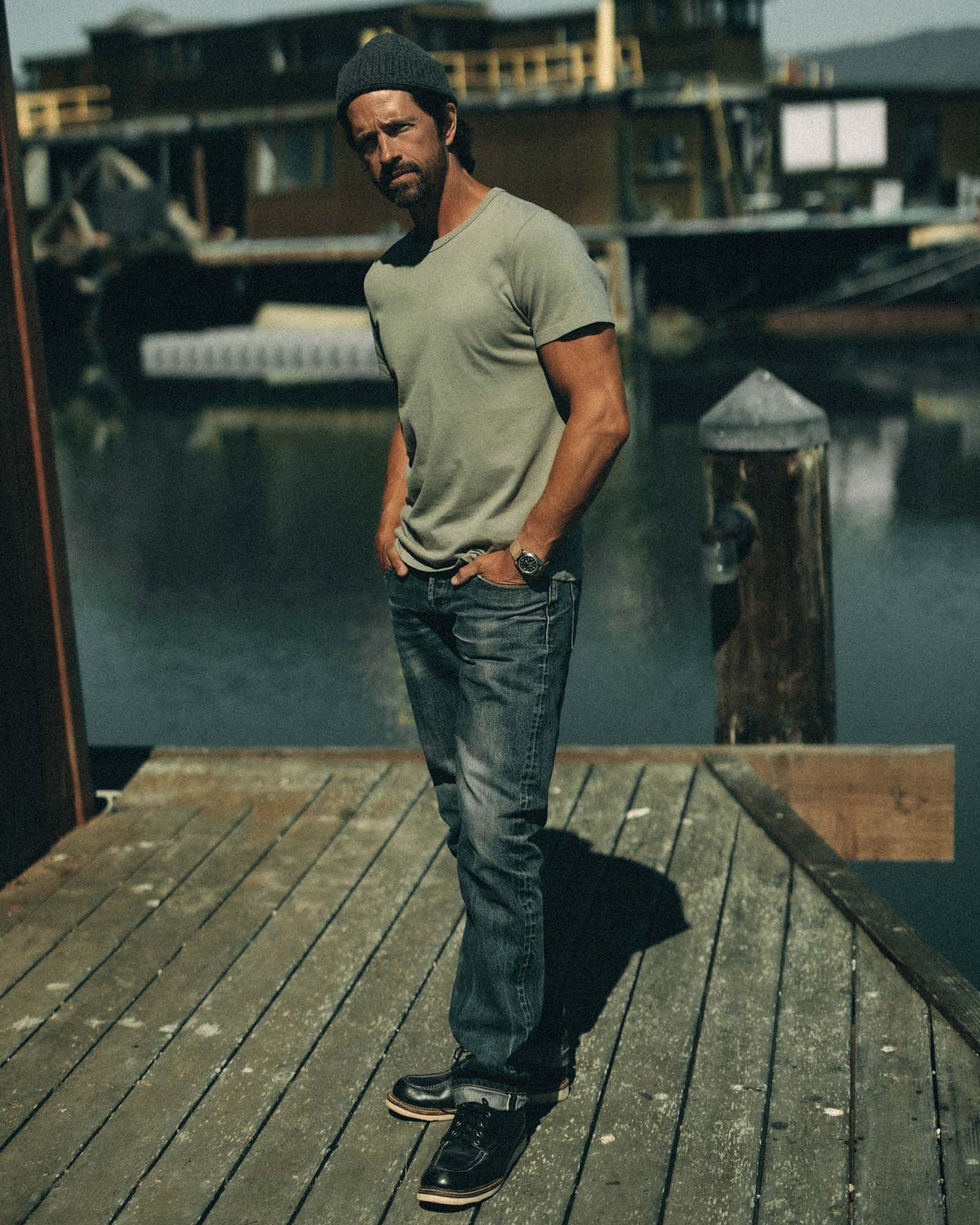The Organic Cotton Tee in Sage - Image 3