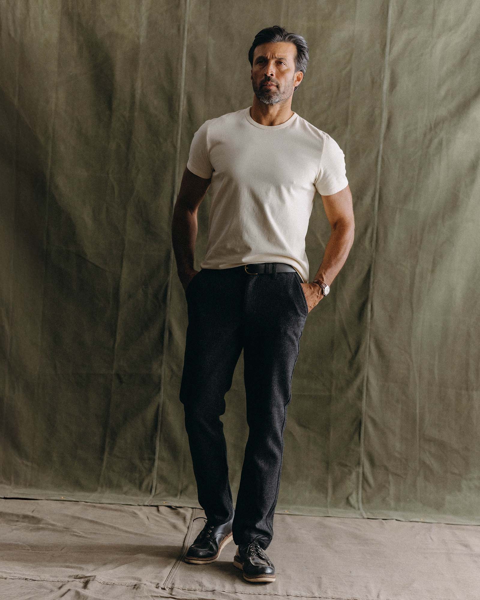 The Organic Cotton Tee in Vintage White - Image 3