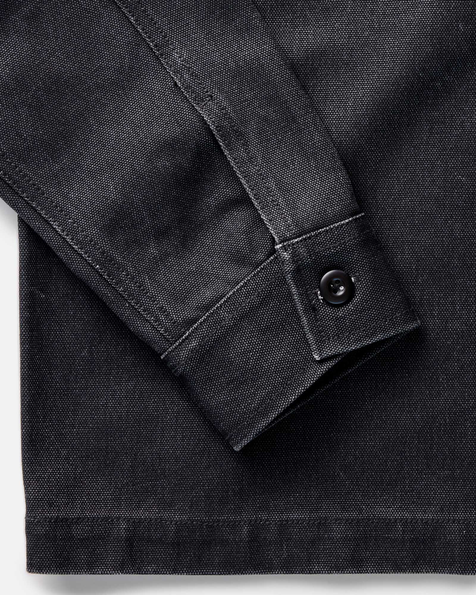 The Shop Shirt in Coal Chipped Canvas - Image 7