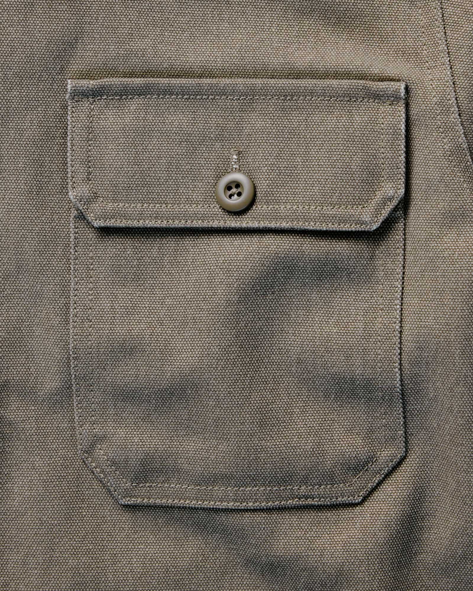 The Shop Shirt in Stone Chipped Canvas - Image 6