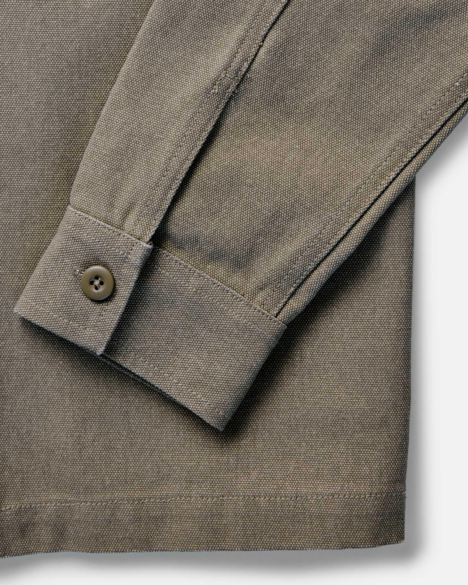 The Shop Shirt in Stone Chipped Canvas - Image 7