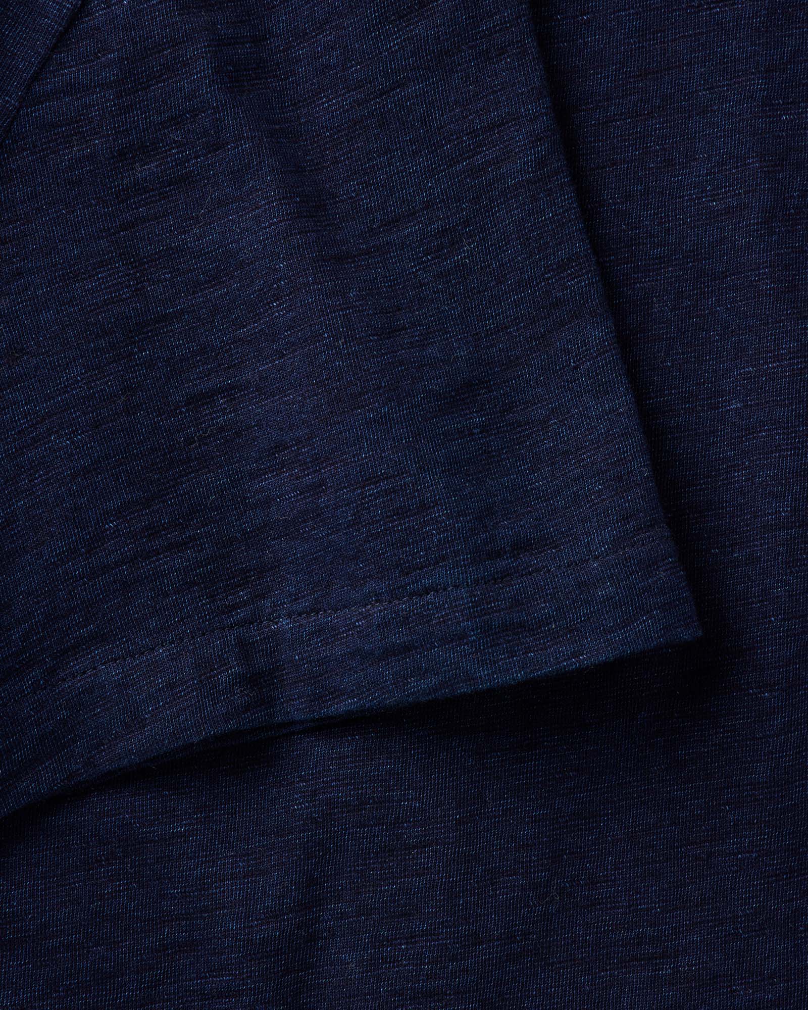 The Short Sleeve California in Rinsed Indigo Slub - Image 5