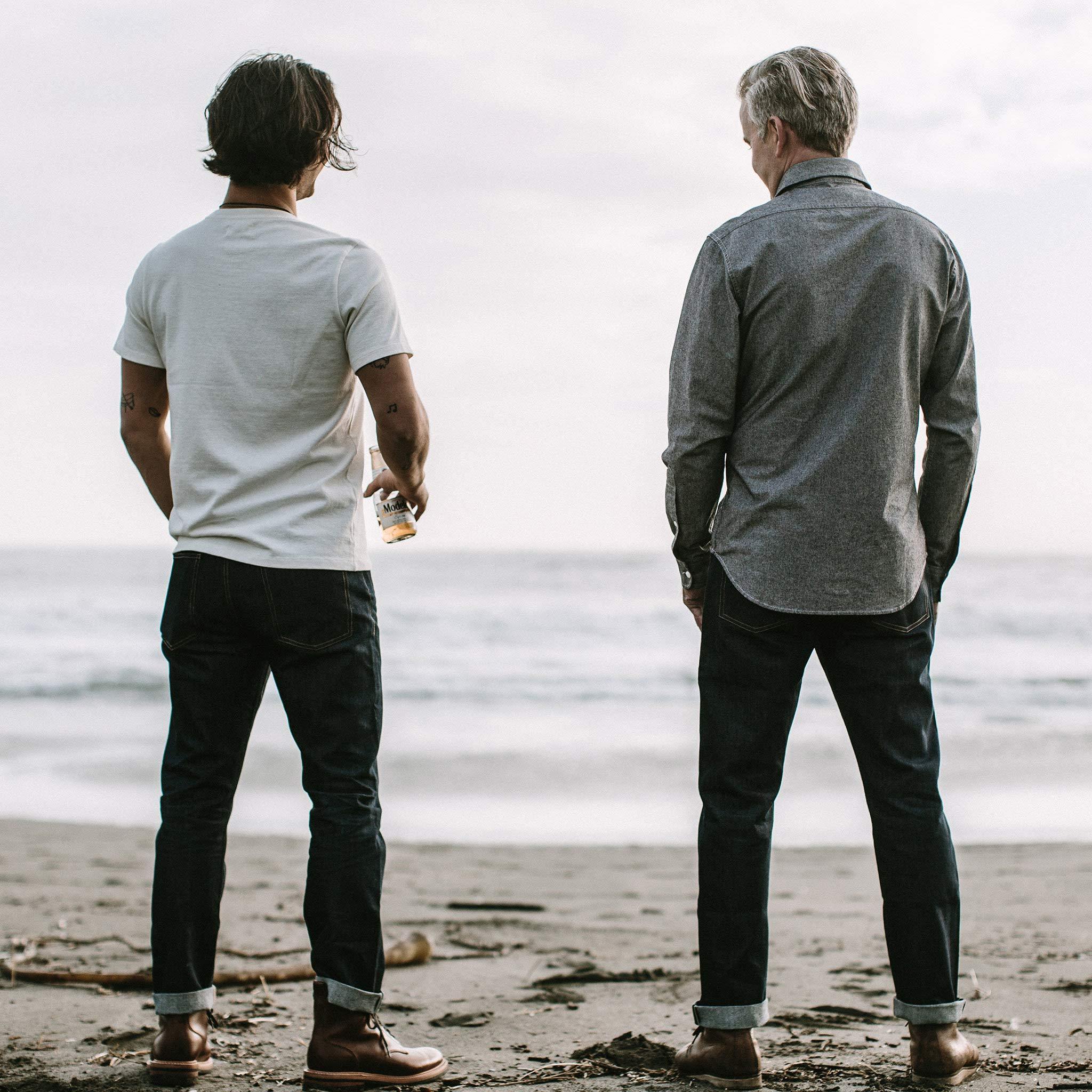 The California in Charcoal Everyday Chambray - Image 3