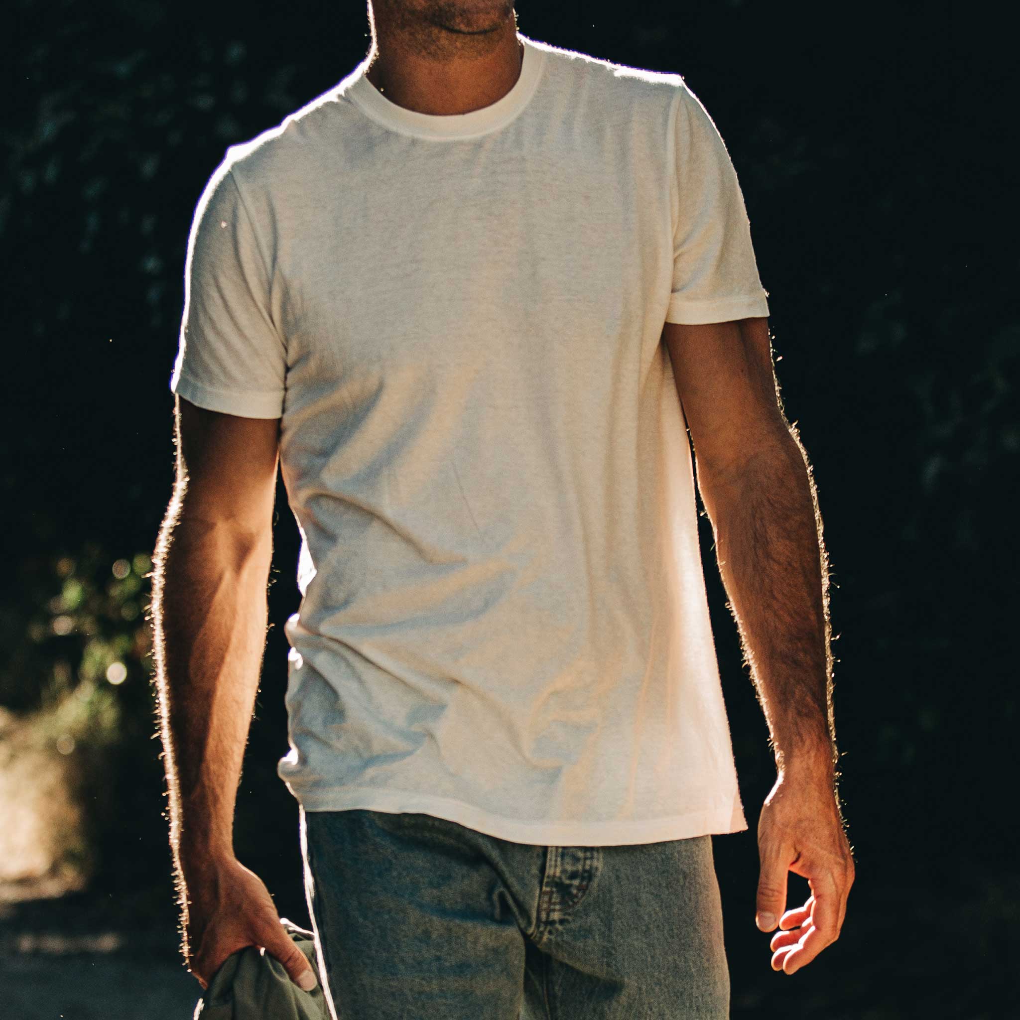 The Cotton Hemp Tee in Natural - Image 5
