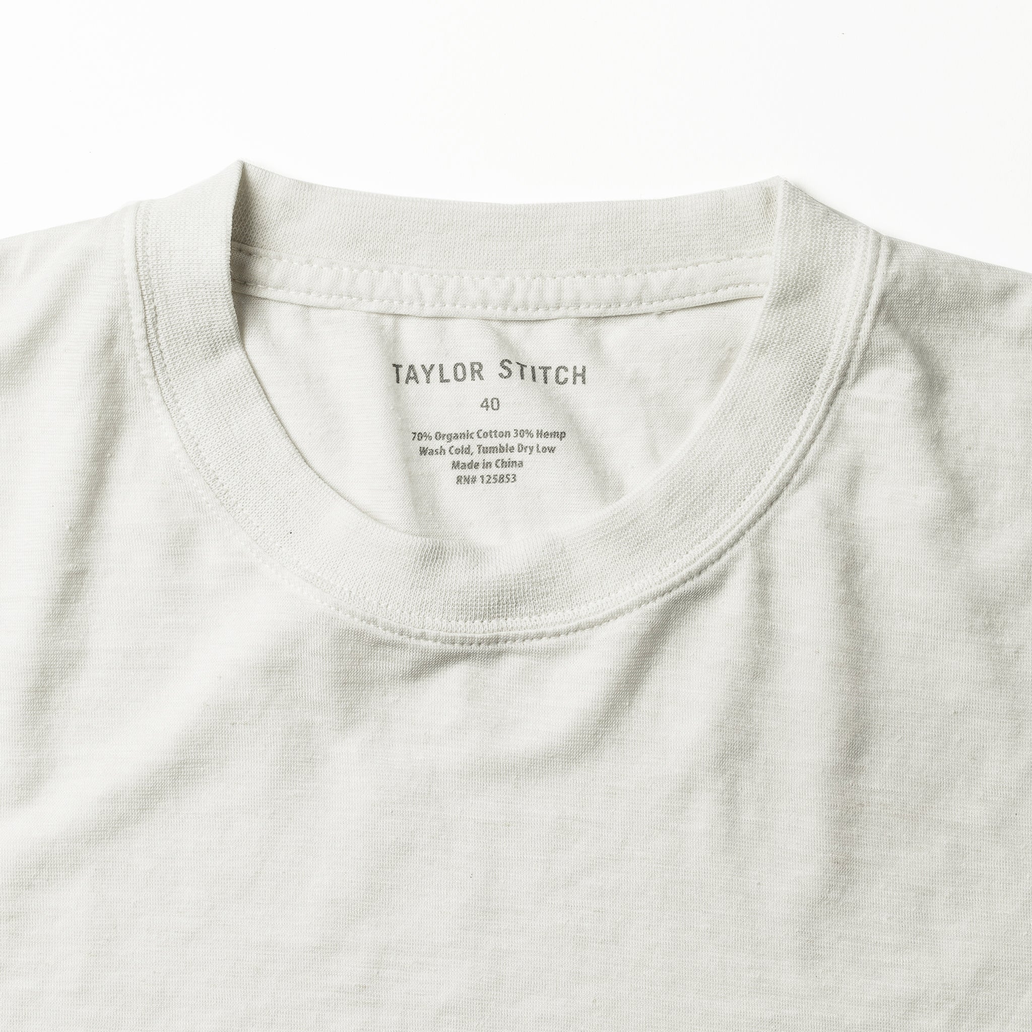 The Cotton Hemp Tee in Natural - Image 6