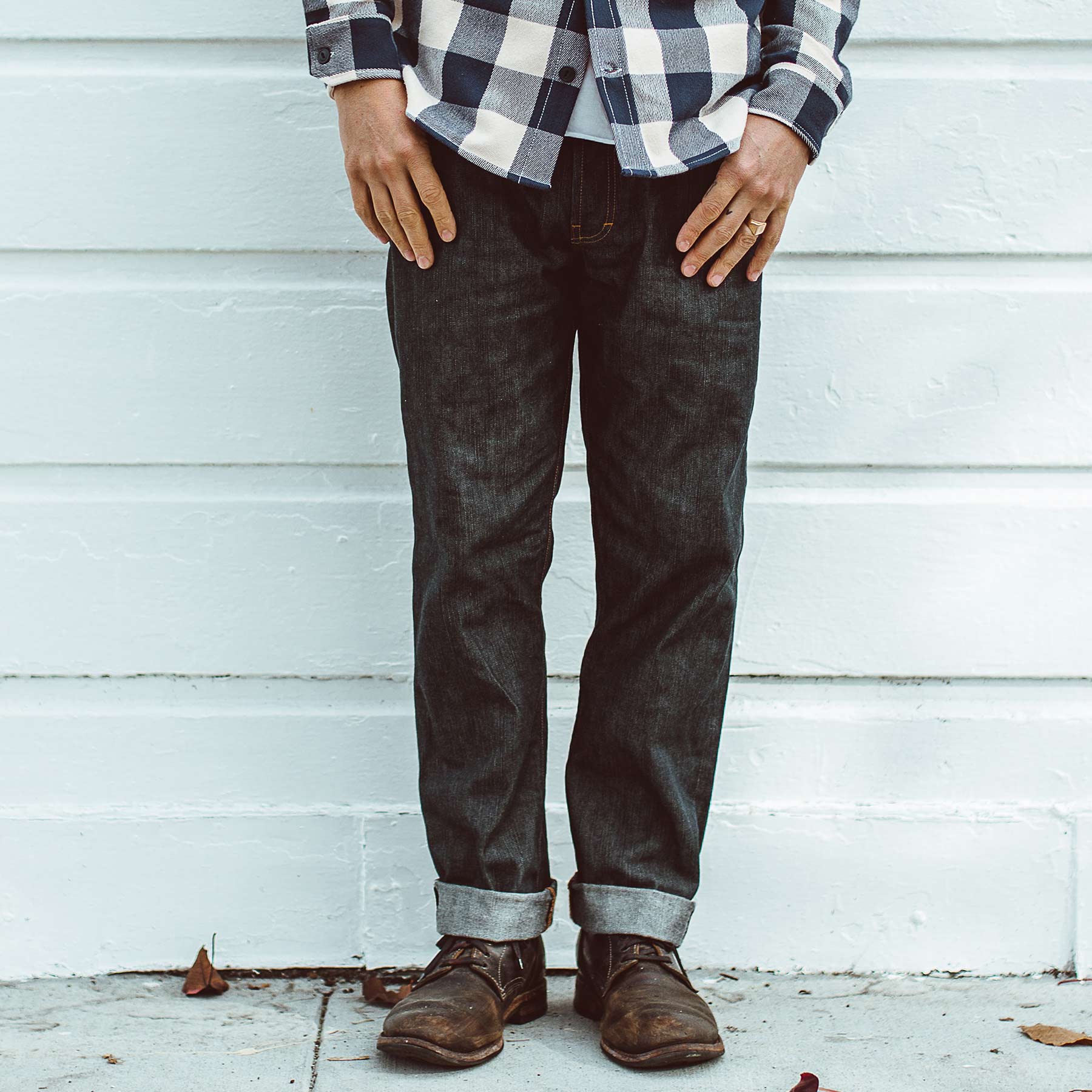 The Democratic Jean in Kurabo Slub Denim - Image 4