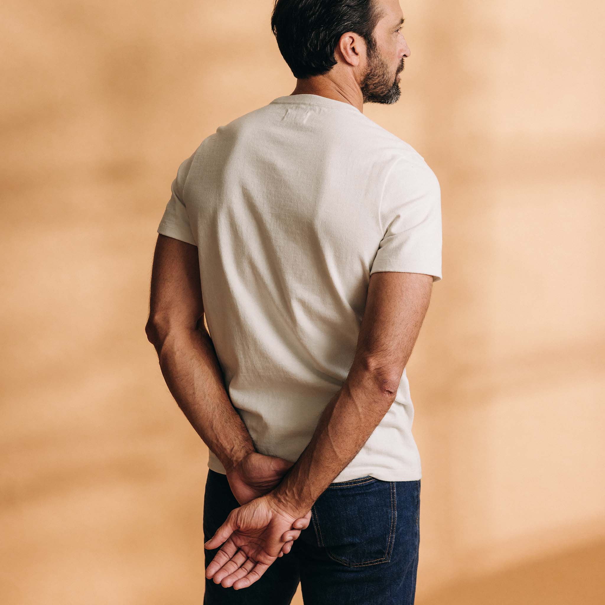 The Heavy Bag Tee in Natural - Image 4
