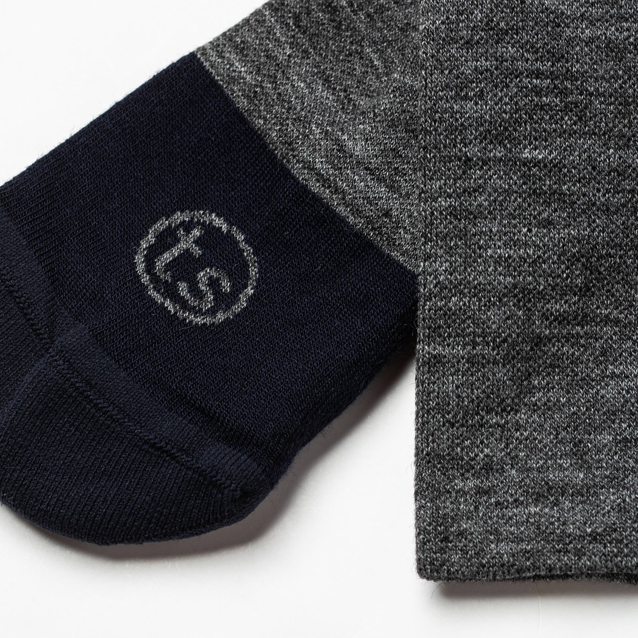 The Merino Sock in Charcoal - Image 6