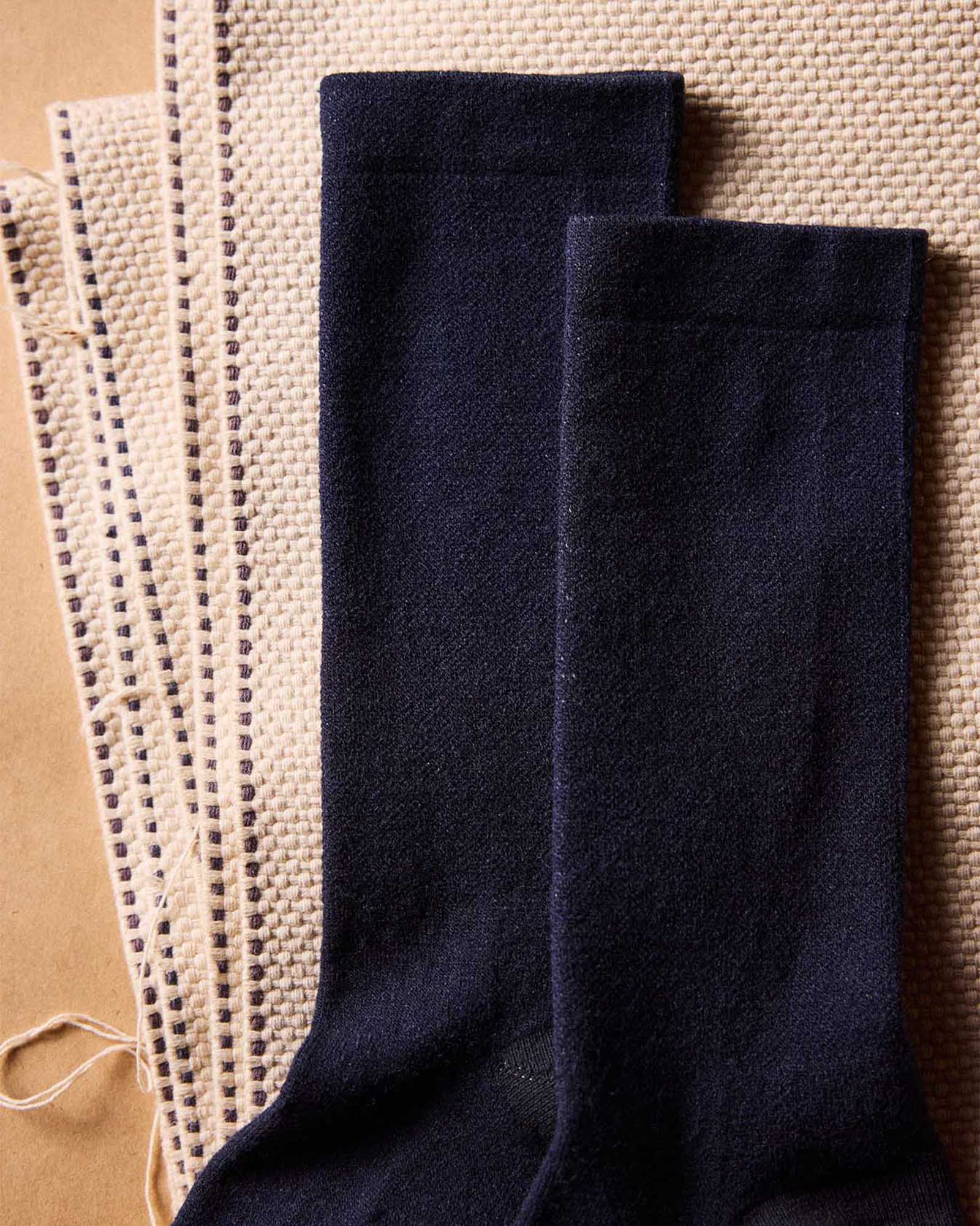 The Merino Sock in Navy - Image 3