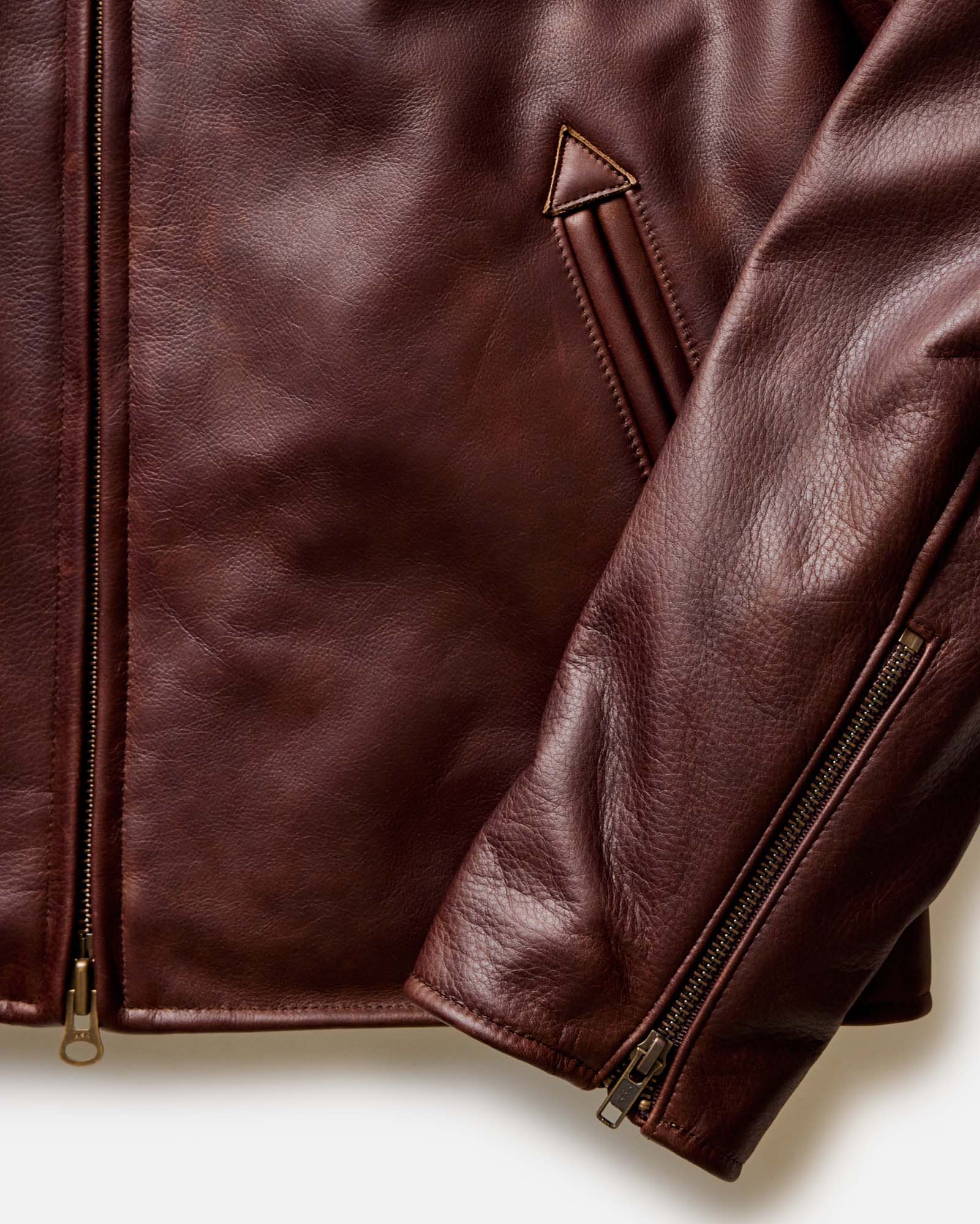 The Moto Jacket in Espresso Steerhide - Image 7