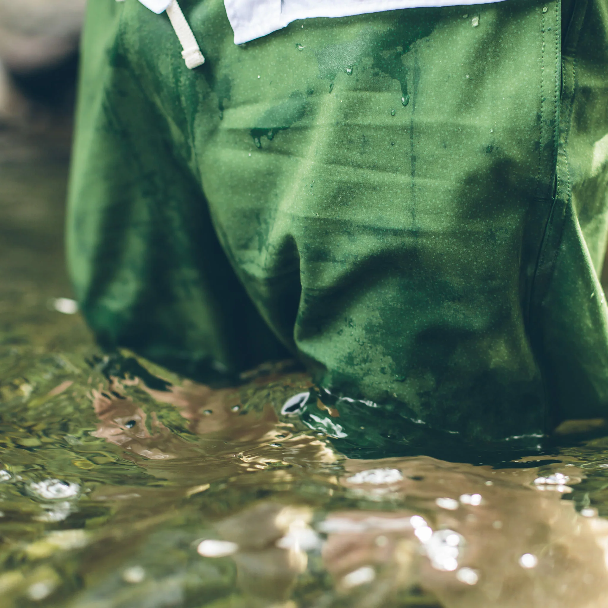 The Yuba Trunk in Olive Print - Image 4