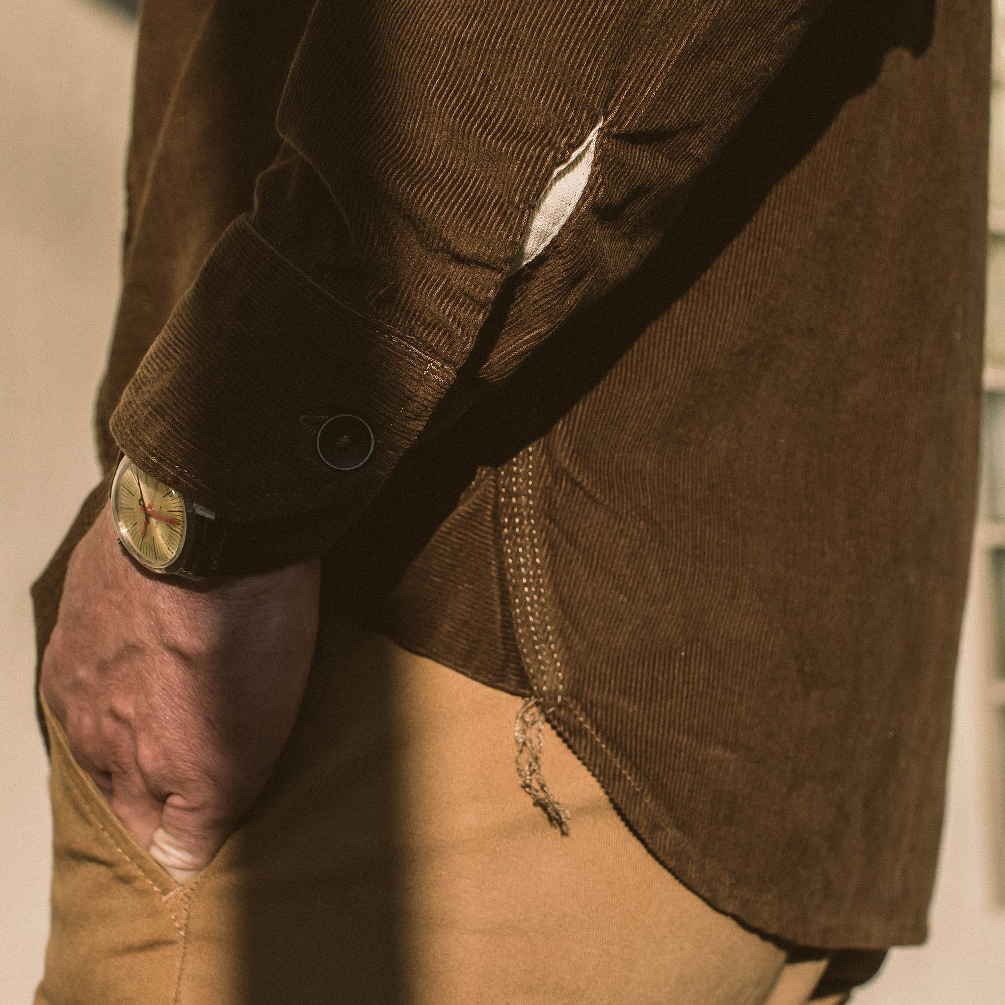The Utility Shirt in Tobacco Cord - Image 3