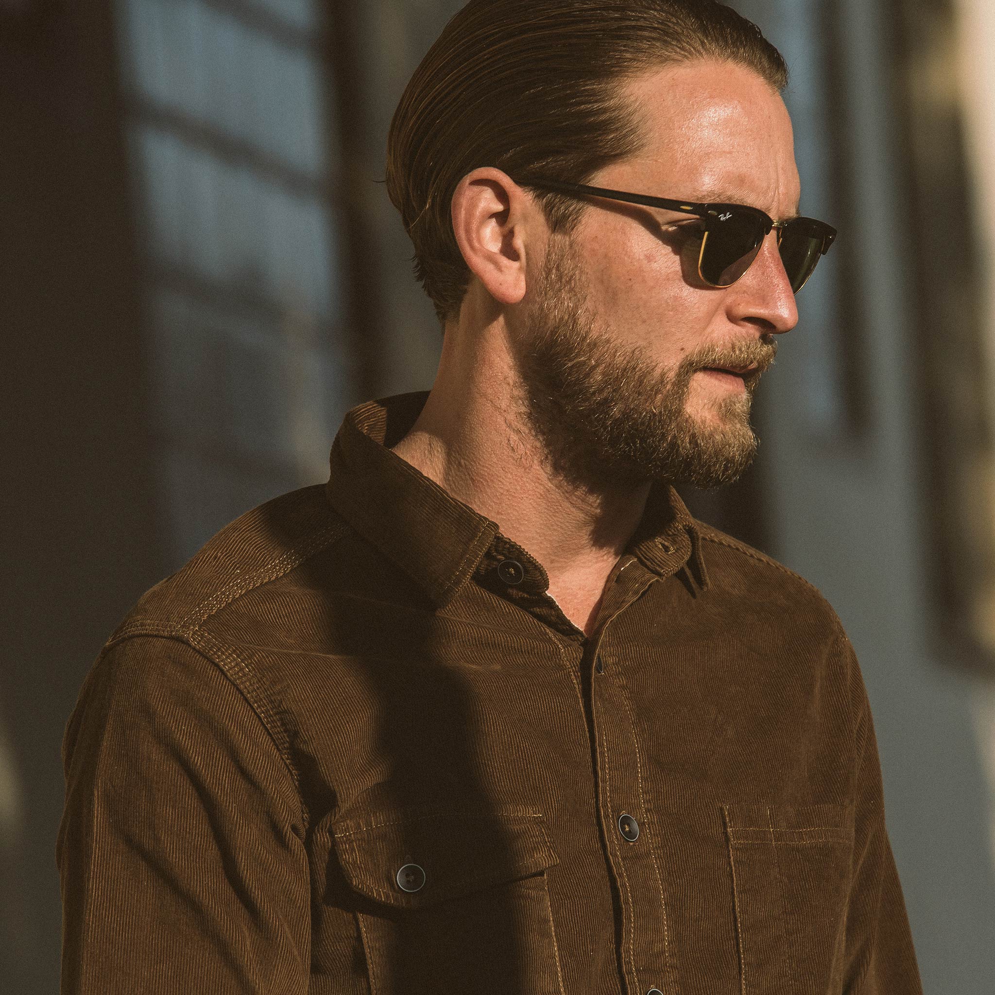 The Utility Shirt in Tobacco Cord - Image 4